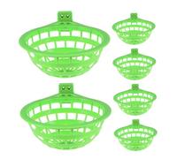 FONDOTIN 6pcs Pigeon Nesting Bowl Parakeet Nesting Box for Birds Canary Nest Pan for Small Parrots Finches