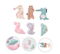 FONDOTIN 6pcs Plush Catnip Toys Set Lifelike Interactive Pet Toys for Cats Durable and Washable Plush Material Engaging Cat Playtime Random Styles