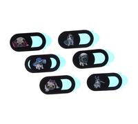 FONDOTIN 6PCS Premium Creative Dog Webcam Cover Privacy Protector for Laptop Phone Computer Thin Privacy Slider with Durable Design Lightweight and Decorative