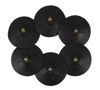 FONDOTIN 6Pcs Rubber Suction Cup Base for Boxing Bag Tumbler Sandbag Sucker Replacement Parts Easy Installation Secure Fit for Small Freestanding Punching Bags