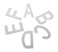 FONDOTIN 6pcs Self-adhesive Stainless Steel Door Alphabet Letters A-f Weather-resistant Silver Sticky Signs for Hotel, Office, Apartment Outdoor Use