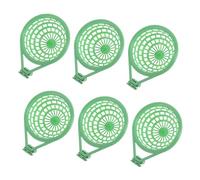 FONDOTIN 6pcs Small Bird Nest Bowls for Pigeons and Parrots Plastic Hatching Nesting Dishes Comfortable Incubation Support for Cockatiels Finches and Small Birds