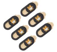 FONDOTIN 6PCS Tiger Year Webcam Privacy Covers Shutter Lens Caps, Webcam Protector for Laptop, Phone, Tablet Cameras, Secure Web Cover for Privacy and Security