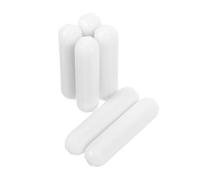 FONDOTIN 6pcs White Ptfe Magnetic Stirring Rods C Shape Nonreactive Stir Bars for Chemistry Biology Lab Mixer Stirring Non-contaminating Material