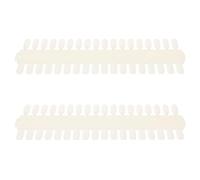 FONDOTIN 72-count Nail Tip Palette Nail Display Board 2pcs Single-sided Natural Color Polish Practice Stand for Salon Training and Art Display