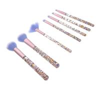 FONDOTIN 7pcs Makeup Brush Set for Girl Makeup Sturdy Handle Lightweight Design Easy to Store for The Go Cosmetics Tools