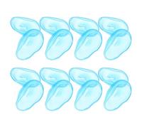 FONDOTIN 8 Pairs Silicone Ear Covers Soft Reusable Ear Protection for Hair Dyeing Shampoo Spa Salon Comfortable Hair Care Tool for Home and Professional Use