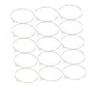 FONDOTIN 80pcs Beading Hoop Earrings for Jewelry Making Lightweight Metal Wire Rings with Durable Coating Versatile DIY Craft Accessories for Womens Unique Style Creations