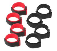 FONDOTIN 8Pcs Adjustable Nylon Poultry Neckbands Stop Screaming Collars for Rooster Crow Control Durable Crowing Bands for Chickens Ducks Geese Reducing Neck Belts