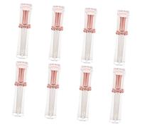 FONDOTIN 8pcs Butterfly Bow Lip Gloss Tubes Transparent Refillable Lip Balm Containers with Wand for DIY Makeup Cosmetic Skin Care Packaging