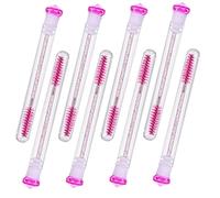 FONDOTIN 8pcs DIY Lash Wand Tubes Set Eyelash Brush Mascara Wand Diamond Tubes for Eye Makeup