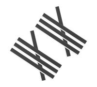 FONDOTIN 8pcs Dustpan Rubber Edge Strip Replacement Soft Lip for Floor Friendly Cleaning Fit Dustpan Accessory with Seamless Edge Integration and Easy Installation