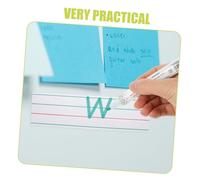 FONDOTIN 8pcs Magnetic Name Tags Writable Dry Erase Labels for Classroom and Office Reusable Desk Labels with Four-line Design Erasable Whiteboard Tags for Students and Refrigerator