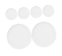 FONDOTIN 8pcs Velvet Cotton Makeup Puff Round Blending Sponges for Foundation Loose Gentle Skin for Home Travel Use