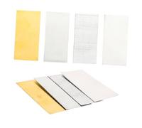 FONDOTIN 8pcs Zinc Copper Aluminum Iron Sheets Science Kit for Fruit Battery Experiments Safe Metal Strips for Chemistry Physics Learning DIY Educational Materials