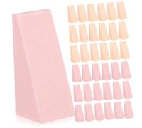 FONDOTIN 96Pcs Makeup Sponges for Face Cosmetic Applicators Small Beauty Accessories for Foundation Powder Cream -friendly Material for Effortless Application and Wide Use