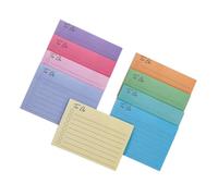 FONDOTIN 9pcs Compact Multi Functional Memo Pads Self Stick Note Stickers for Office Use Reminder Notes with Unique Designs for Task Tracking and Document Indexing