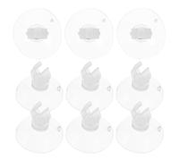 FONDOTIN 9pcs Fish Tank Tubing Holders Aquarium Air Tube Holders Securely Holds Water Pipes Prevents Loosening Sturdy Pvc Material Design for Aquarium Fish Tank Accessories