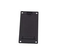 FONDOTIN 9V Battery Holder Case for Guitar and Bass Black No-Wire Design 1-Piece Battery Box for Active Pickup Connectors
