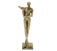 FONDOTIN Abstract Reader Statue Resin Figurine Modern Thinker Sculpture for Bookshelf Tabletop Decor Unique Home Office Centerpiece for Book Lovers and Reading Accessories