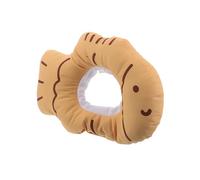 FONDOTIN Adjustable Cat Neck Cover Protective Cone for Post-surgery Elizabethan Donut Collar with Secure Buckle and Soft Neck Support Kitten Pet Collar with Fish Shape Design to Prevent