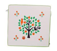 FONDOTIN Adjustable Dining Chair Cushion with Tree Pattern Heightening Pad for Slip Seat Pad with Removable Cover and Secure Straps for Stable Seating