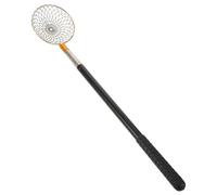 FONDOTIN Adjustable Extendable Egg Grabber Reacher Tool with Telescopic 1.5m Black Rod and Small Round Head, Chicken Coop Egg Collector Stick for Farm Poultry and Yard Use