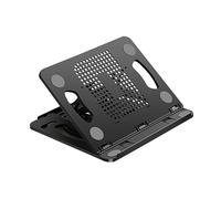 FONDOTIN Adjustable Folding Laptop Stand Ergonomic Notebook Holder for Tablets Laptops Skid Design Multi Purpose Use for Home Office