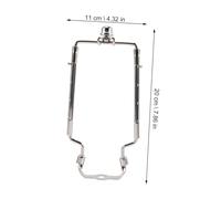 FONDOTIN Adjustable Lamp Harp Holder for Table Lamps Silver Lampshade Bracket Gear DIY Lighting Accessory for Repair and Replacement