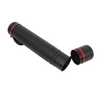FONDOTIN Adjustable Telescopic Plastic Painting Transport Tube with Shoulder Strap for Document Blueprint Artwork Storage and Mailing Protective Case