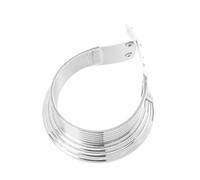 FONDOTIN African Gothic Chunky Choker Necklace Silver Collar Ethnic Jewelry for Women Tribal Fashion Accessory