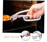 FONDOTIN Aluminum Alloy Pizza Pan Gripper Anti-Scald Hot Plate Clip Clamp for Oven Baking Trays Stone Pots and Iron Plates Lightweight Portable Kitchen Tool for Microwave and Outdoor