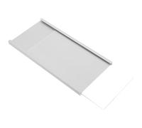 FONDOTIN Aluminum Alloy Sliding Office Door Sign 12x24cm Wall-mount Name Plate Holder Interchangeable Employee Position Label for Office and Conference Rooms