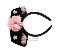 FONDOTIN Ancient Chinese Hairband for Elegant Qing Headband Comfortable Material Traditional Hanfu Dress Up Accessory Versatile for Weddings and Parties