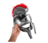 FONDOTIN Ancient Rome Helmet Plastic Roman Soldier Costume Helmet for Teens Adults Medieval Knight Headwear for Cosplay Parties and Theatrical Use