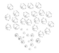 FONDOTIN Aquarium Gravel Rocks Pearls for Crafting Decorative Substrate Natural Habitat Simulation Resin 0.55x0.51x0.39in for Resin Craft Fish Tank Accessories