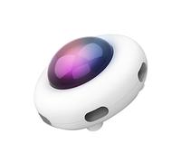 FONDOTIN Automatic Rotating Cat Toy Interactive Ufo Style Pet Toy for Indoor Entertainment Random Movement Self-cleaning Feature Engaging Chasing Game for Cats