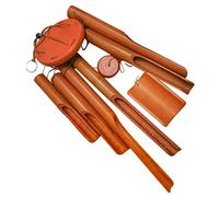 FONDOTIN Bamboo Tube Wind Chimes for outside Garden Decor Crafted from Natural Bamboo Material for Patio and Garden Chime Decoration