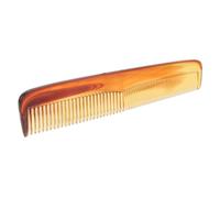 FONDOTIN Barber Comb Dual-ended Amber Plastic Hair Cutting Comb Fine and Wide Teeth for Men and Salon Haircut Use
