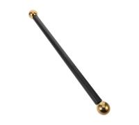 FONDOTIN Black Metal Outdoor Lamp Post Cross Arm with Adjustable Ladder Rest for Garden and Patio Lighting Secure Heavy Lamp Support and Versatile Angle Adjustment