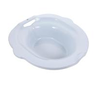 FONDOTIN Blue PP Sitz Bath Basin for Toilet Seat with Anti-Overflow Thickened Material for Pregnant Women Elderly Care Postpartum Perineal Healing Comfortable Warm Water Soaking