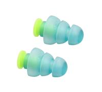 FONDOTIN Blue Silicone Music for Djs Noise Reduction Hearing Protection Reusable Washable Festivals Work and Home