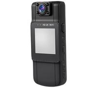 FONDOTIN Body Worn Camera Black with 1.54 Inch Screen, 170° Rotatable Lens | ABS Body, 1000mah Capacity, 3840x2160p 2304x1296p 1920x1080p, Outdoor Use