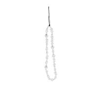 FONDOTIN Bohemian Simulation Pearl Phone Lanyard Versatile Wrist Strap Decor for Mobile Devices Easy to Install Remove for Phones Cameras Id Cards and More