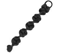 FONDOTIN Braided Ponytail Hair Extension Synthetic Hairpiece with Hair Tie Natural Black Smooth Soft Braided Style Quick Easy to Wear for Women Everyday Glamorous Look