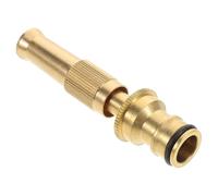 FONDOTIN Brass Garden Hose Nozzle High Pressure Sprayer with Washer for Car Wash and Radiator Cleaning Solid Brass Construction Practical Home Watering Tool