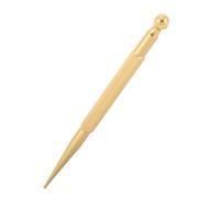 FONDOTIN Brass Muscle-Pulling Stick Manual Acupressure Pen for Deep Tissue Massage Unisex Tool for Foot Reflexology and Facial Relaxation