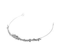FONDOTIN Bridal Crown Headdress for Wedding Elegant Bride Hair Accessories Sparkling Crystal Crown for Wedding Queen Princess Bridal Hair Jewelry