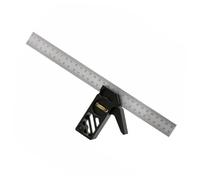 FONDOTIN Carpentry Combo Square Ruler Lightweight Woodworking Tool with Clear Scale for Accurate Angle Measurement Compact Practical Framing Square for Builders and Craftsmen