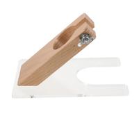 FONDOTIN Carpet Trimmer Holder with Shearing Guide for Rug Tufting Wood and Plastic Construction Convenient Storage Accessory for Neat Carpet Cutting Easy Installation DIY Tool